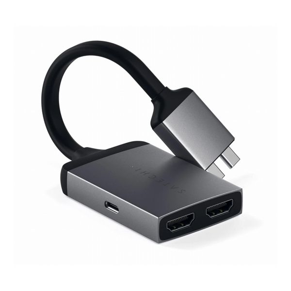 Adattatore Hdmi Type-c Doppio - Space Gray - Satechi - STC.ST-TCDHAM