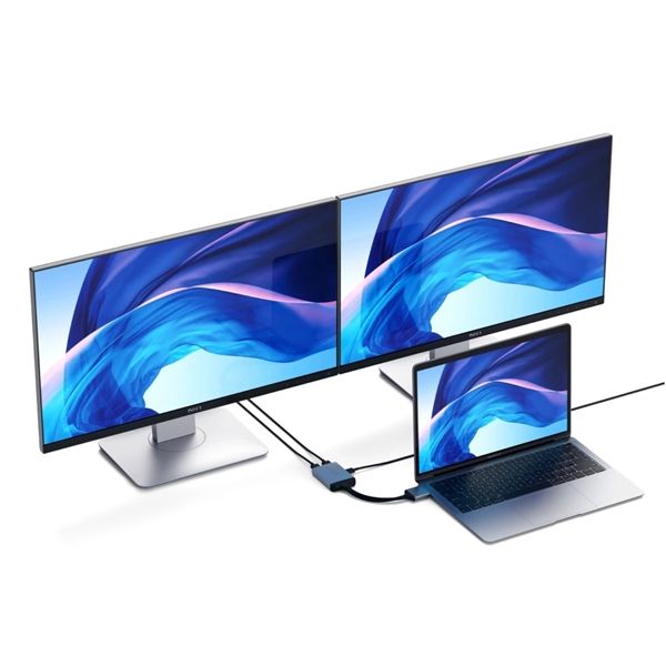 Adattatore Hdmi Type-c Doppio - Space Gray - Satechi - STC.ST-TCDHAM