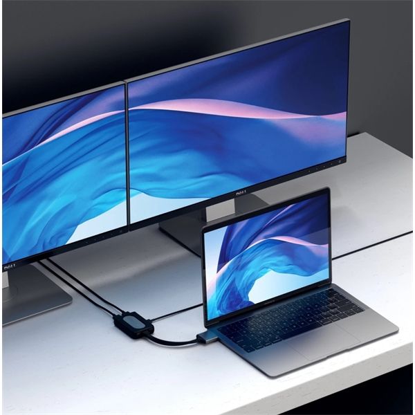 Adattatore Hdmi Type-c Doppio - Space Gray - Satechi - STC.ST-TCDHAM