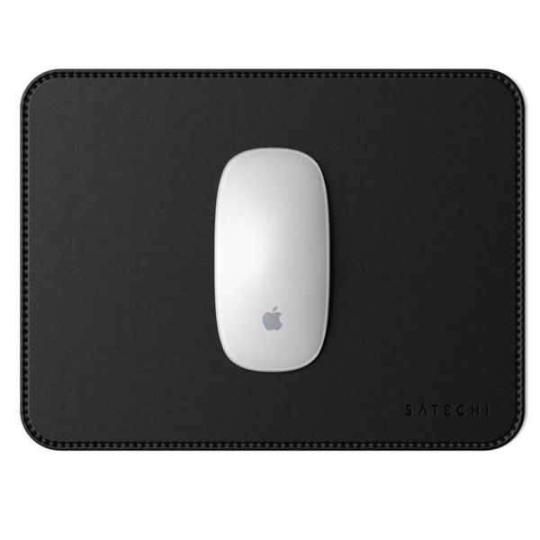 Tappetino Per Mouse In Ecopelle - Nero - Satechi - STC.ST-ELMPK