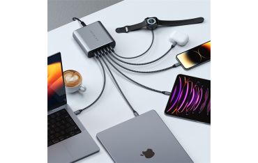 Alimentatore 200w Usb-c 6-port Pd Gan - Satechi - STC.ST-C200GM-EU