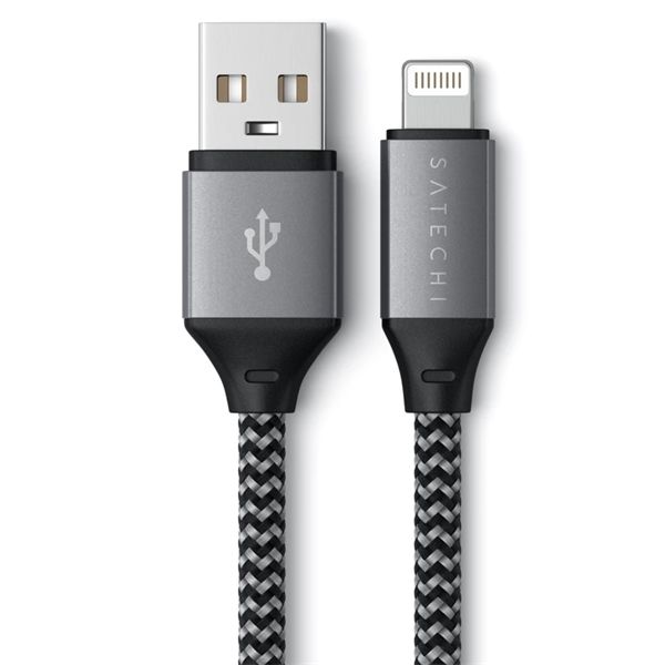Cavo Usb-a Lightning 25cm - Space Gray - Satechi - STC.ST-TAL10M