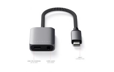 Adattatore Usb-c Pd Audio - Space Gray - Satechi - STC.ST-UCAPDAM