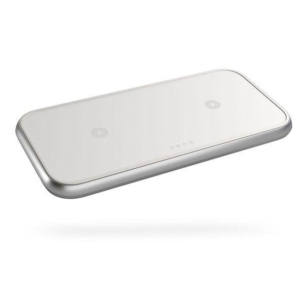 Dual Fast Wireless Charger 30w - White - Zens - ZNS.ZEDC10W/00