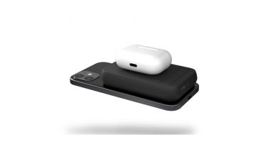 Magnetic Dual Powerbank Wireless+kickstand - Black - Zens - ZNS.ZEPP03M/00
