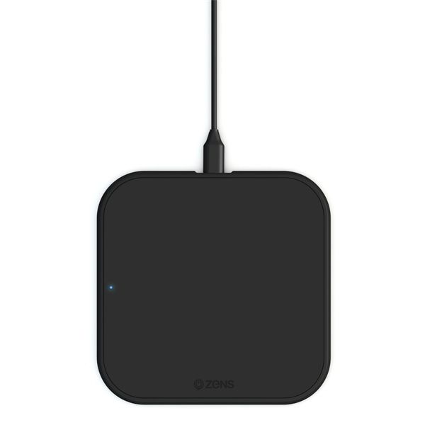 Tappetino Di Ricarica Wireless 10w Ultrasottile - Nero - Zens - ZNS.ZESC12B/00