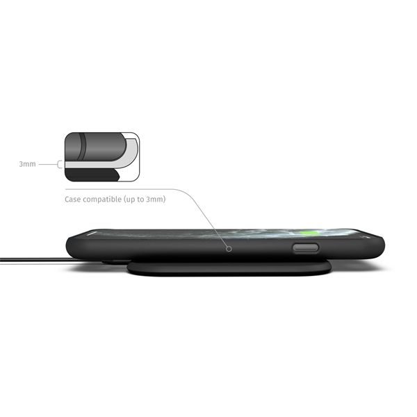 Tappetino Di Ricarica Wireless 10w Ultrasottile - Nero - Zens - ZNS.ZESC12B/00