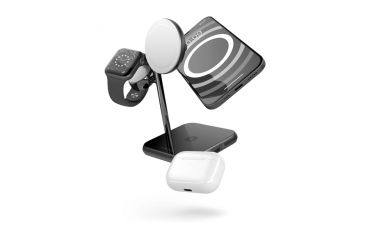 4 In 1 Magsafe + Watch Wireless Charging Station - Nero - Zens - ZNS.ZEDC22B/00