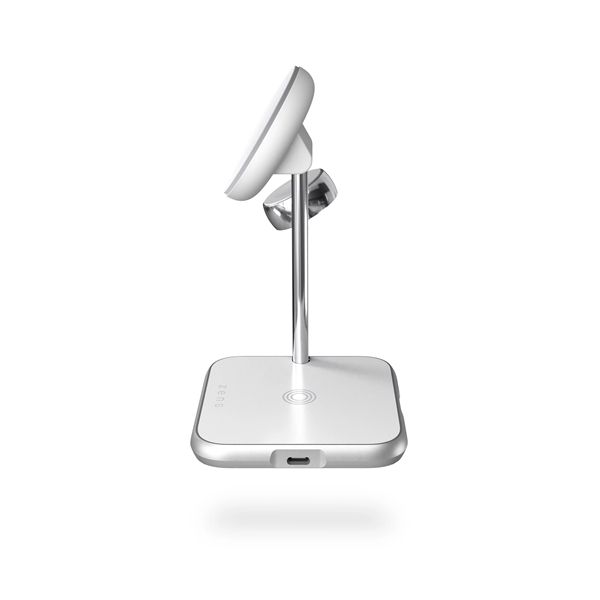 4 In 1 Magsafe + Watch Wireless Charging Station - Bianco - Zens - ZNS.ZEDC22W/00