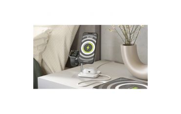 4 In 1 Magsafe + Watch Wireless Charging Station - Bianco - Zens - ZNS.ZEDC22W/00