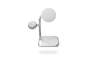 4 In 1 Magsafe + Watch Wireless Charging Station - Bianco - Zens - ZNS.ZEDC22W/00