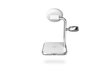 4 In 1 Magsafe + Watch Wireless Charging Station - Bianco - Zens - ZNS.ZEDC22W/00