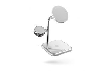 4 In 1 Magsafe + Watch Wireless Charging Station - Bianco - Zens - ZNS.ZEDC22W/00