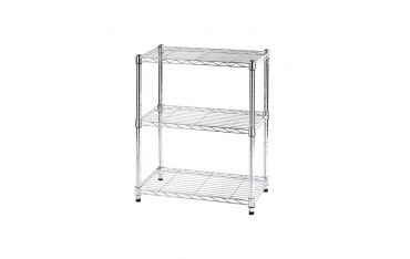 Libreria Light Cromo Con 3 Piani Cm 36 X 60 X 75 Linea Archimede Serena Group - AC1424-3