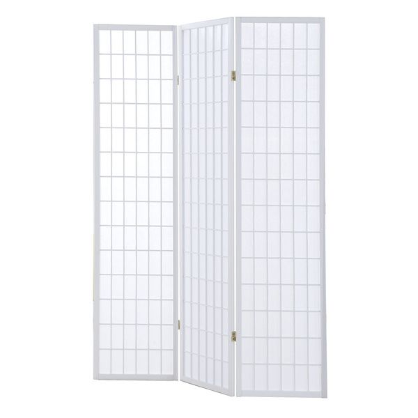 Paravento 3 Ante Cm 43,5 X 178 Serena Group Bianco - NY1004-3