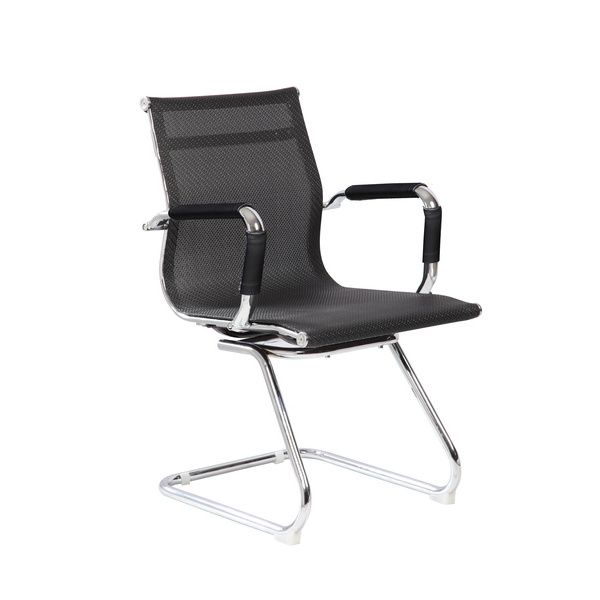 Poltrona Attesa Dallas In Rete Con Braccioli Serena Group Nera - HC9817G