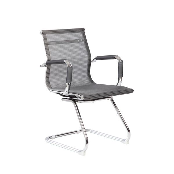 Poltrona Attesa Dallas In Rete Con Braccioli Serena Group Grigia - HC9816G