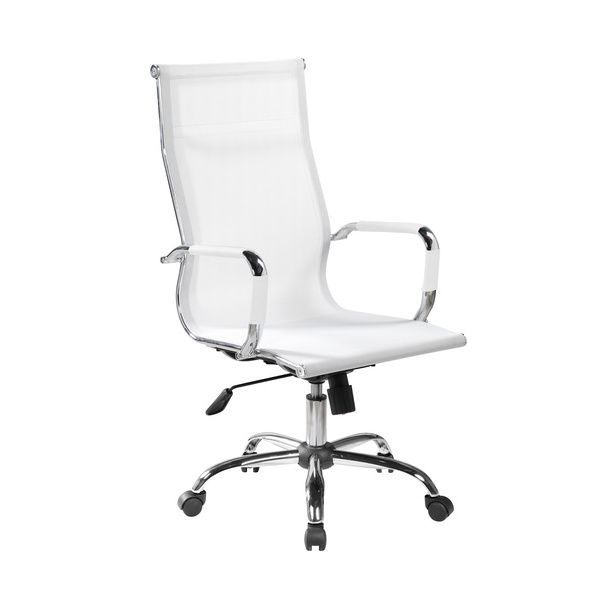 Poltrona Presidenziale Dallas In Rete Con Braccioli Serena Group Bianca - HC9812H