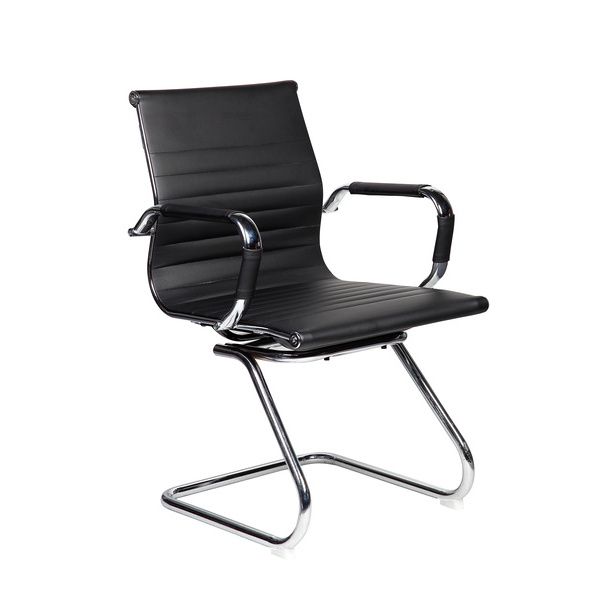 Poltrona Attesa Dallas In Pu Con Braccioli Serena Group Nera - HC9815G