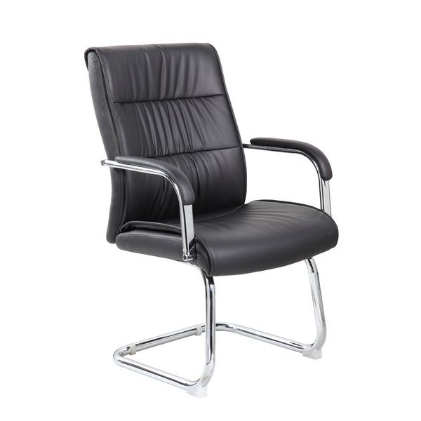Poltrona Attesa Los Angeles In Pu Con Braccioli Serena Group Nera - E9249GK