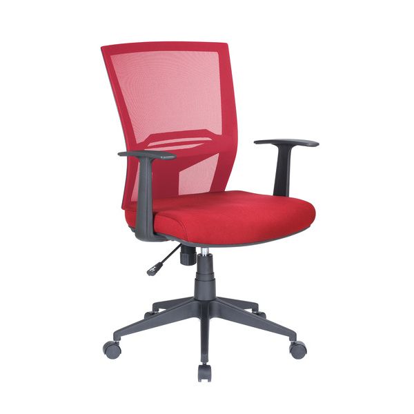 Poltrona Operativa New Orleans Con Braccioli Serena Group Rosso - H4056R