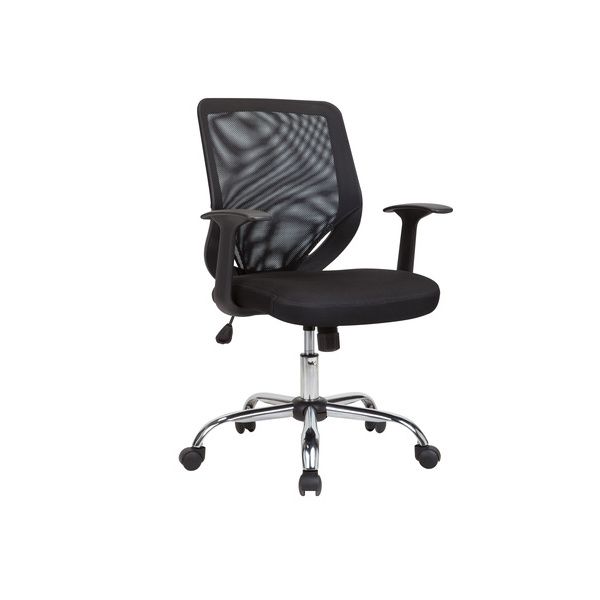 Poltrona Operativa Tucson Con Braccioli Serena Group Nera - W095K