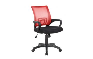 Sedia Operativa St. Louis Con Braccioli Serena Group Rosso/nero - E8085MR