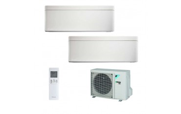 Climatizzatore Daikin Dual Split STYLISH Bianco inverter R 32 bluevolution 9000+12000 con 2MXM40M 9+12