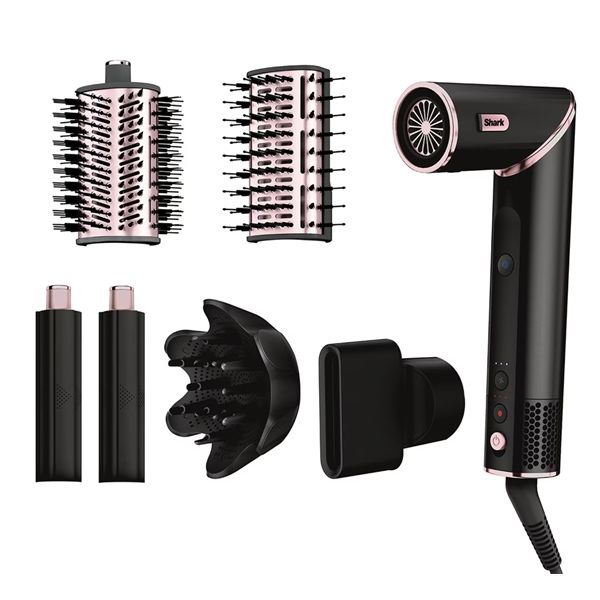 Styler Asciugacapelli Shark Flexstyle Comp Set Nero E Oro Rosa Hd44,  acquista su Hidrobrico