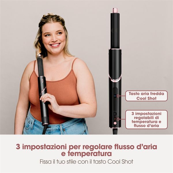 Styler E Asciugacapelli Shark Flexstyle - Nero E Oro Rosa Hd424eu - Shark - SHR.HD424EU