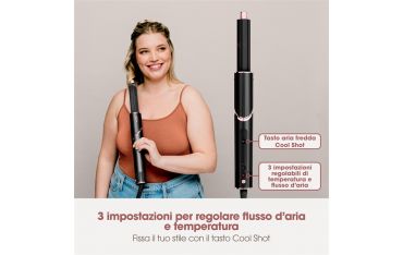 Styler E Asciugacapelli Shark Flexstyle - Nero E Oro Rosa Hd424eu - Shark - SHR.HD424EU