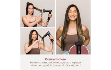 Styler E Asciugacapelli Shark Flexstyle - Nero E Oro Rosa Hd424eu - Shark - SHR.HD424EU