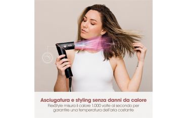Styler E Asciugacapelli Shark Flexstyle - Nero E Oro Rosa Hd424eu - Shark - SHR.HD424EU