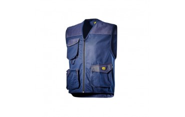Gilet Multitasche Diadora Mover Blu Classico - 702.160302