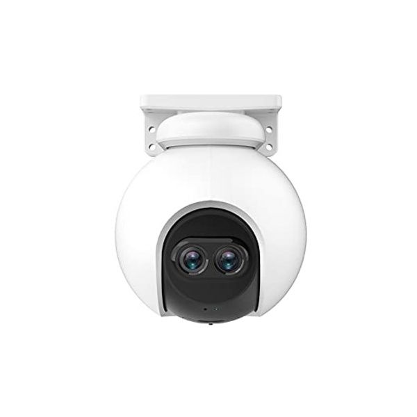 GENBOLT Telecamera Wi-Fi Interna A Doppia Lente 360° – Rilevamento Umano E Pet, Tracciamento Automatico, Visione Notturna, 2.4/5GHz, App E Cloud