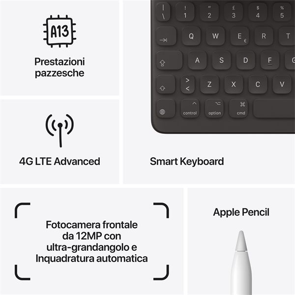 Ipad 9th 10.2\" Wi-fi + Cell 64gb Argento - Apple - APP.MK493TY/A