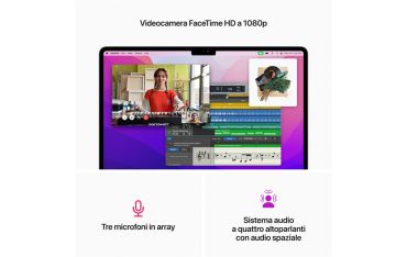 Macbook Air 13\" M2 Core 8 Cpu Core 8 Gpu 8gb/256gb - Grigio Siderale - Apple - APP.MLXW3T/A