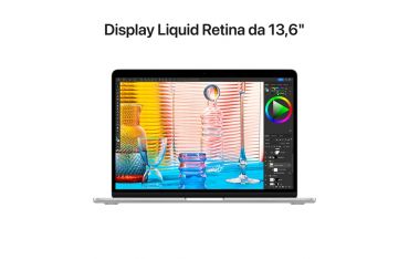 Macbook Air 13\" M2 Core 8 Cpu Core 8 Gpu 8gb/256gb - Argento - Apple - APP.MLXY3T/A