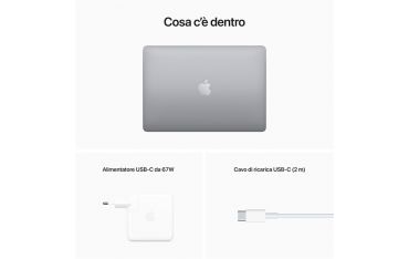 Macbook Pro 13\" M2 Core 8 Cpu Core 10 Gpu 512gb Ssd - Grigio Siderale - Apple - APP.MNEJ3T/A