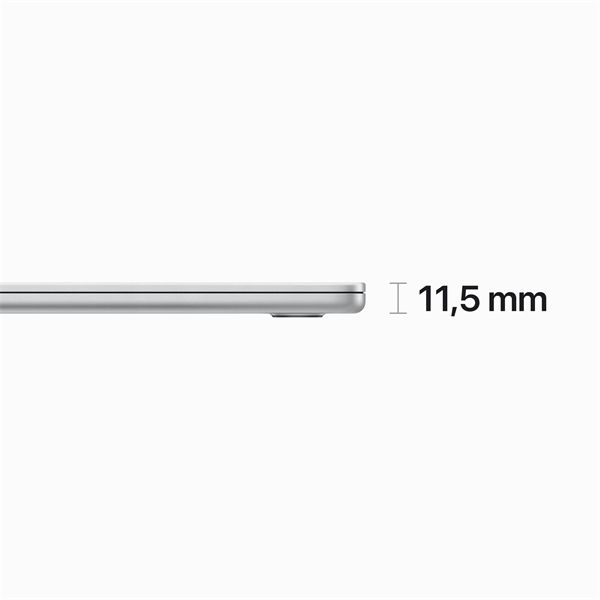Macbook Air 15\" M2 Chip 8-core Cpu 10-core Gpu 256gb - Argento - Apple - APP.MQKR3T/A