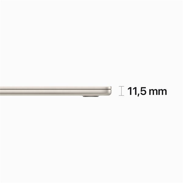 Macbook Air 15\" M2 Chip 8-core Cpu 10-core Gpu 256gb - Galassia - Apple - APP.MQKU3T/A