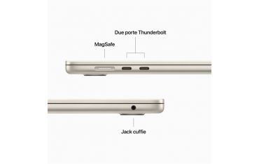 Macbook Air 15\" M2 Chip 8-core Cpu 10-core Gpu 512gb - Galassia - Apple - APP.MQKV3T/A