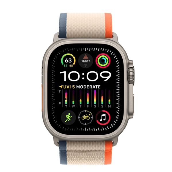Watch Ultra 2 Gps + Cellular 49mm Titanio - Cinturino Trail Loop
Arancione/beige S/m - Apple - APP.MRF13TY/A