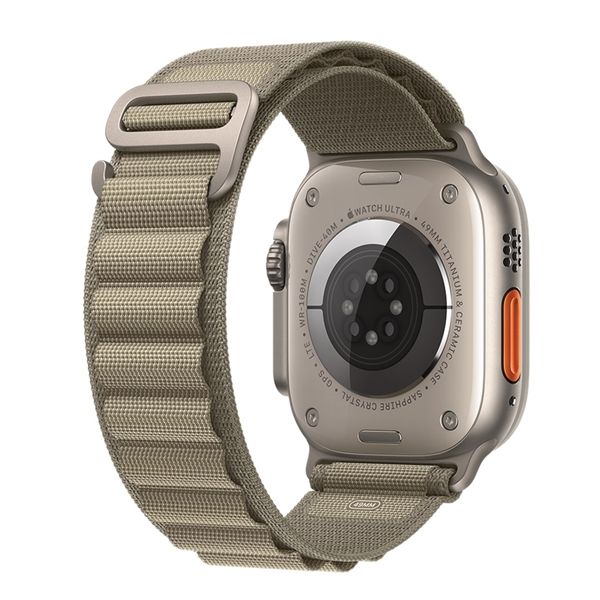 Watch Ultra 2 Gps + Cellular 49mm Titanio - Cinturino Alpine Loop Oliva
L - Apple - APP.MRF03TY/A