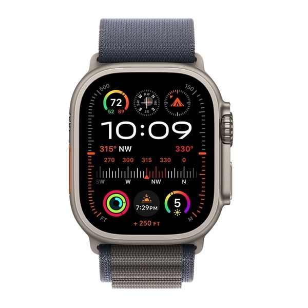 Watch Ultra 2 Gps + Cellular 49mm Titanio - Cinturino Alpine Loop Blu S - Apple - APP.MREK3TY/A