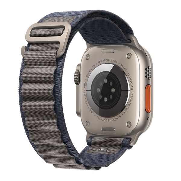 Watch Ultra 2 Gps + Cellular 49mm Titanio - Cinturino Alpine Loop Blu L - Apple - APP.MREQ3TY/A