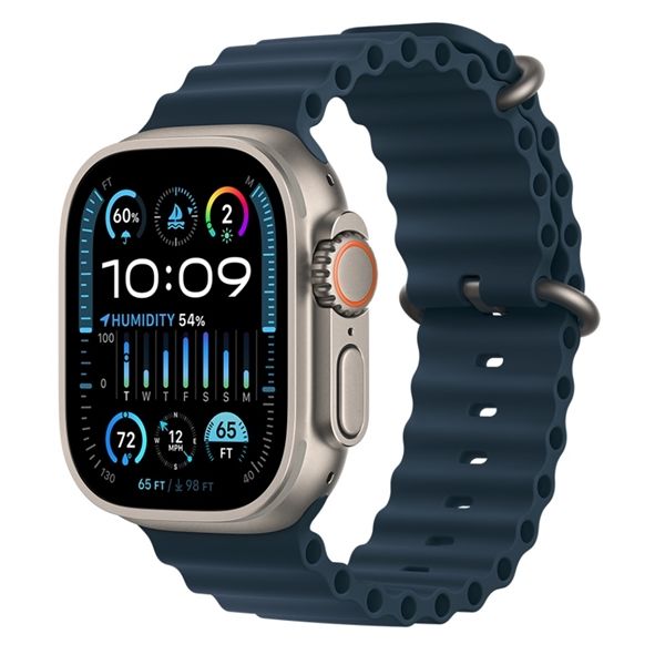 Watch Ultra 2 Gps + Cellular 49mm Titanio - Cinturino Ocean Blu - Apple - APP.MREG3TY/A