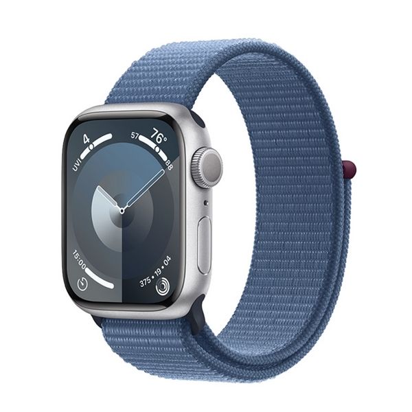 Watch Serie 9 Gps 41mm Alluminio Argento - Cinturino Sport Blu Inverno - Apple - APP.MR923QL/A