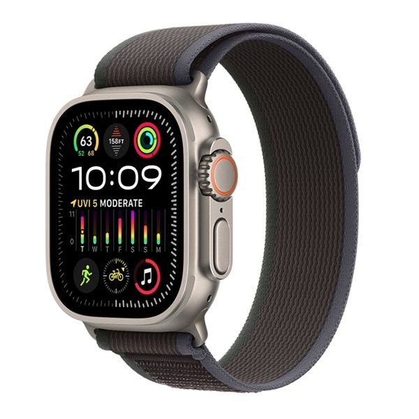 Watch Ultra 2 Gps + Cellular 49mm Titanio - Cinturino Trail Loop
Blu/nero M/l - Apple - APP.MRF63TY/A