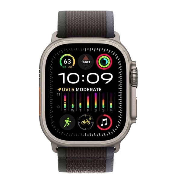 Watch Ultra 2 Gps + Cellular 49mm Titanio - Cinturino Trail Loop
Blu/nero M/l - Apple - APP.MRF63TY/A